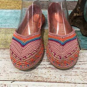 NWOT Poppy crocheted ballet flat